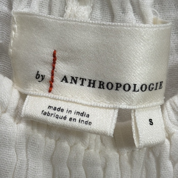 Anthropologie NEW The Malika Gauze Jumpsuit SZ S Ivory beach vacation comfy - Picture 4 of 7